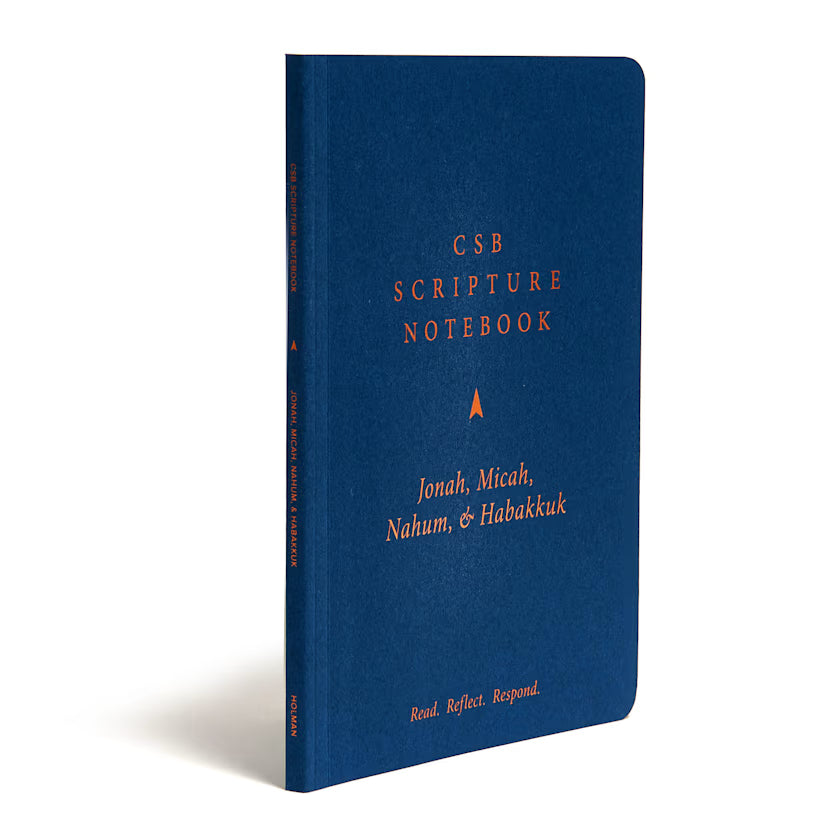 CSB Scripture Notebook, Jonah, Micah, Nahum, Habakkuk: Read. Reflect. Respond.
