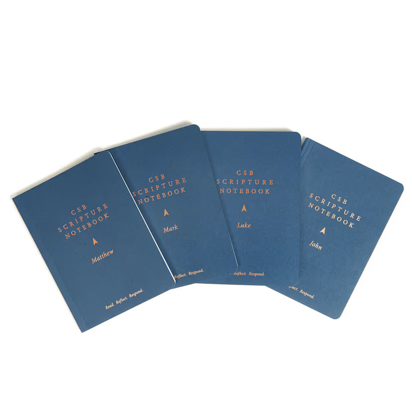 CSB Scripture Notebook, Gospel Set: Read. Reflect. Respond.