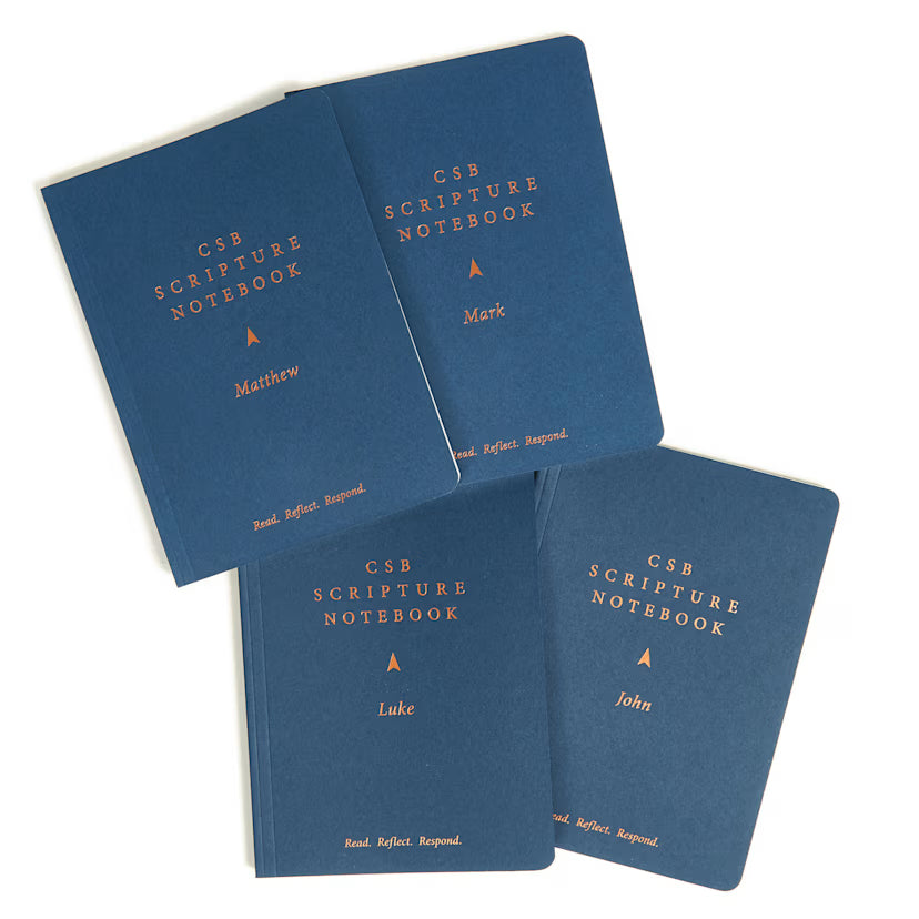 CSB Scripture Notebook, Gospel Set: Read. Reflect. Respond.