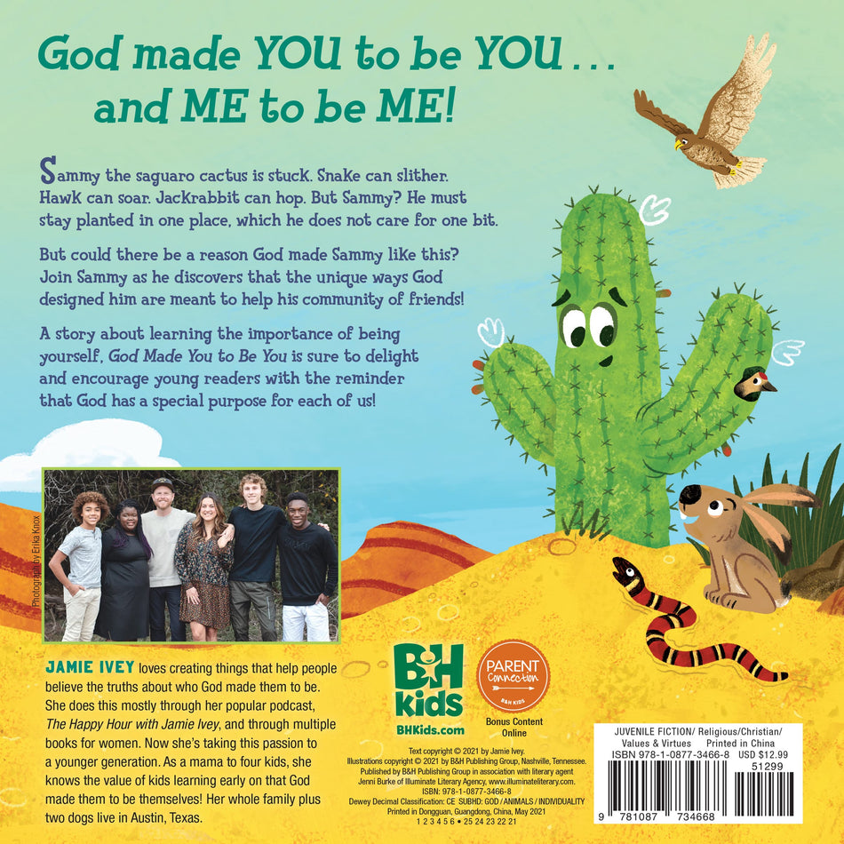God Made You to Be You by Broadman and Holman, product view 2