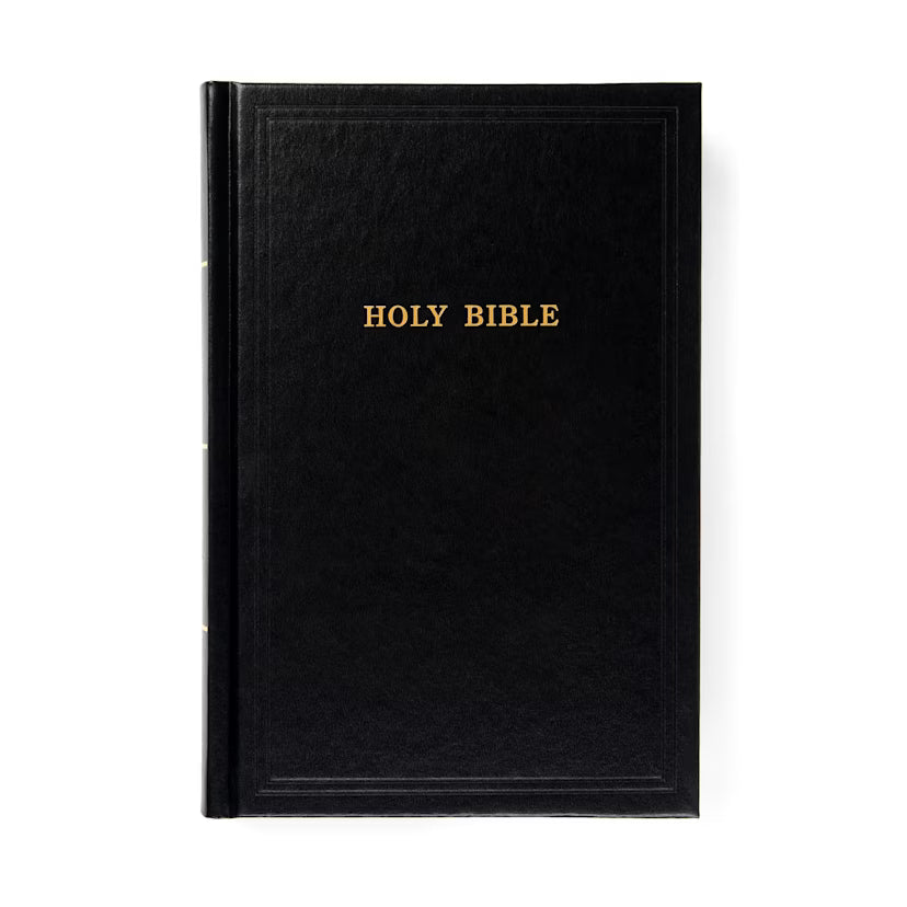 KJV Pew Bible, Black Hardcover: Holy Bible