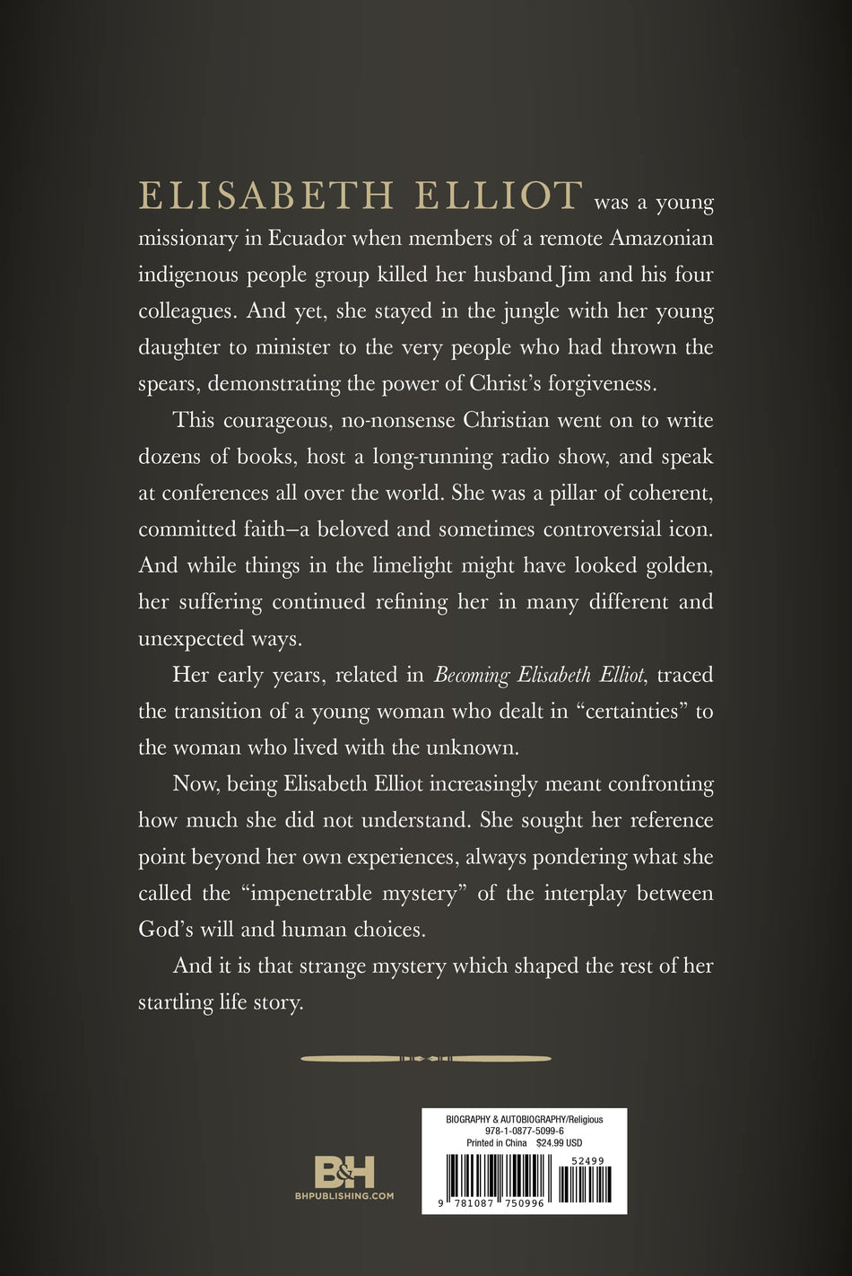 Being Elisabeth Elliot by Broadman and Holman, product view 2