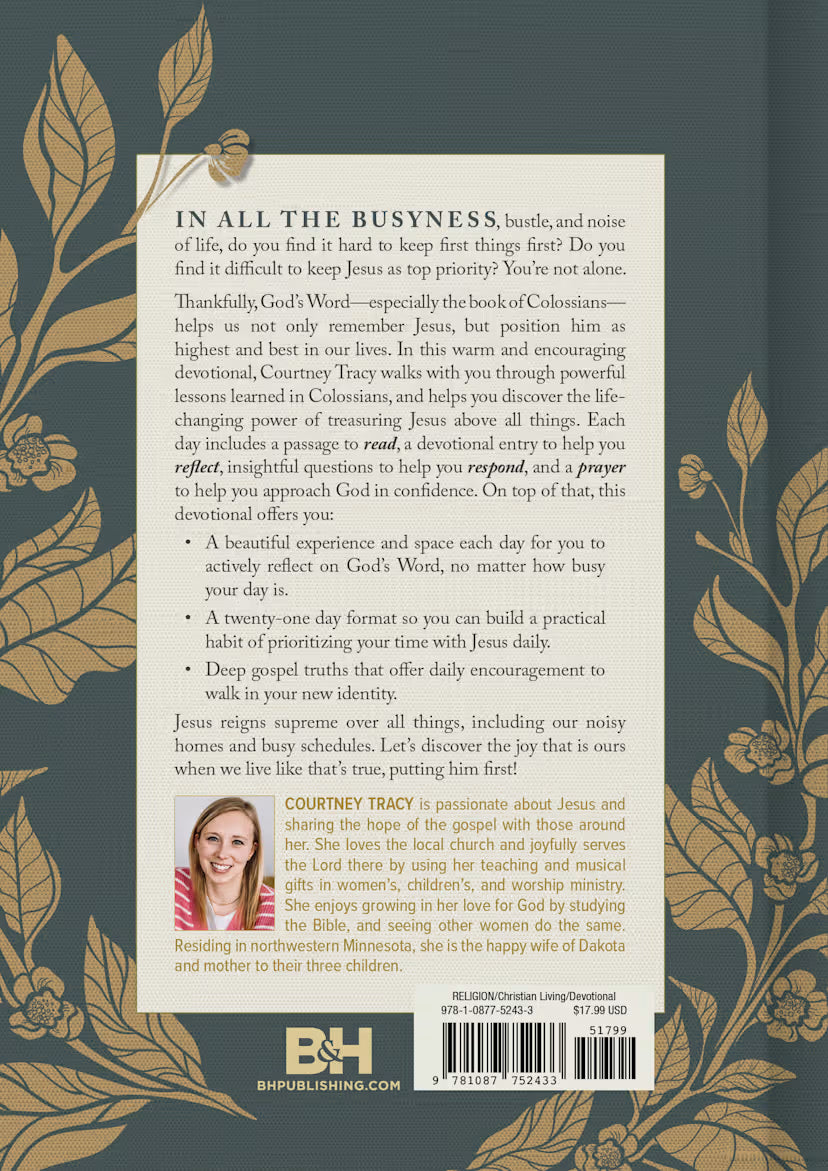 Putting Jesus First: A 21-Day Devotional Journey through Colossians