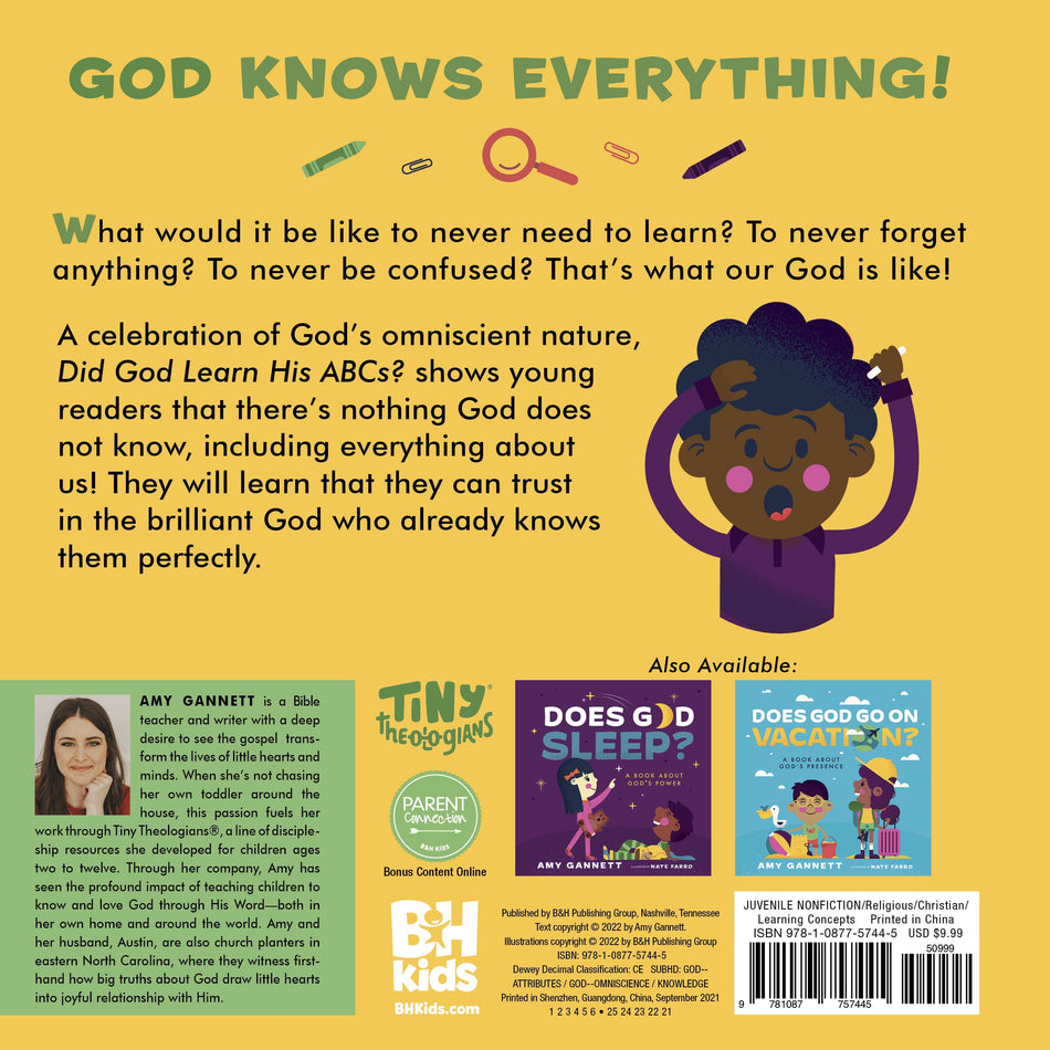 Did God Learn His ABCs? by Broadman and Holman, product view 2