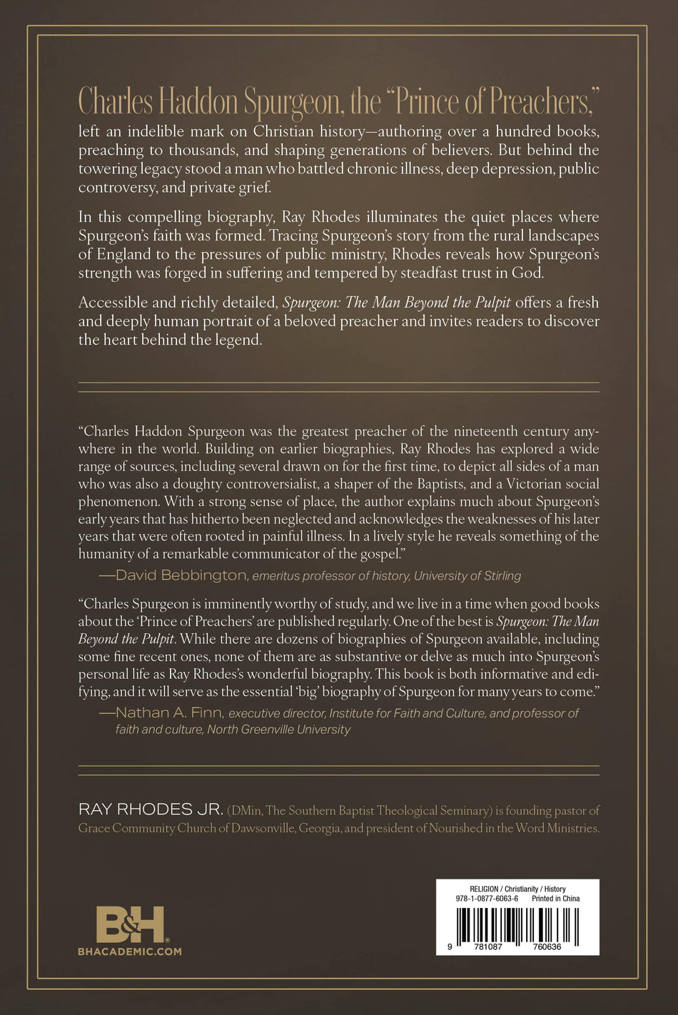 Spurgeon: The Man Beyond the Pulpit by Broadman and Holman, product view 2
