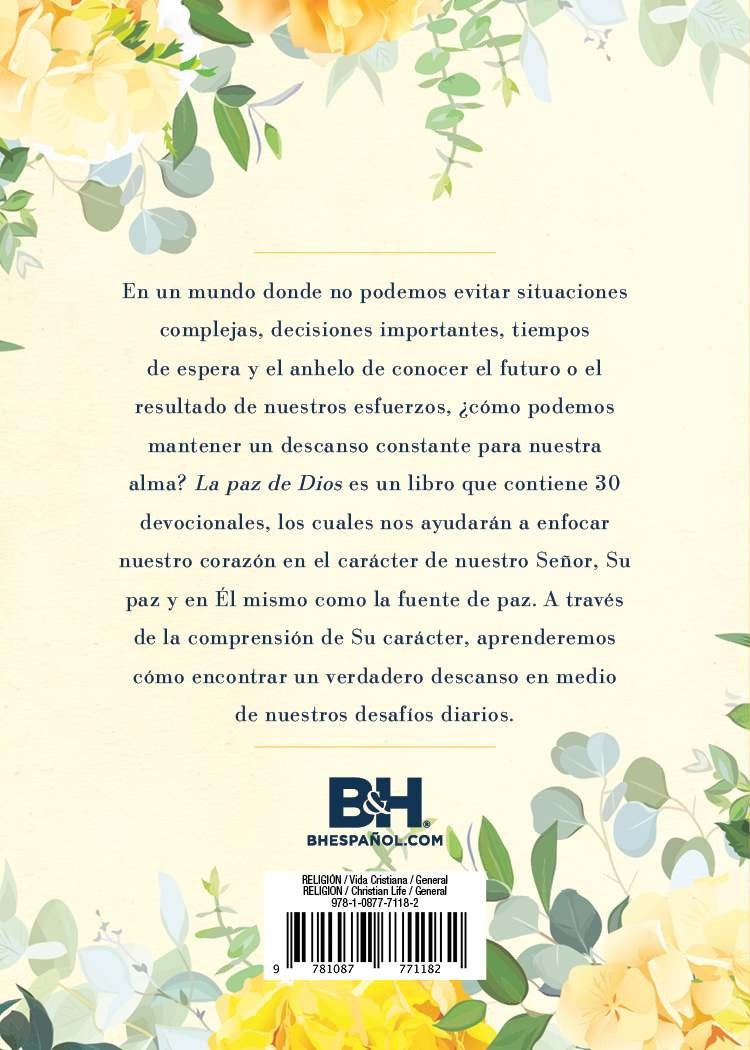 La paz de Dios: 30 devocionales para ayudarte a encontrar descanso by Broadman and Holman, product view 2