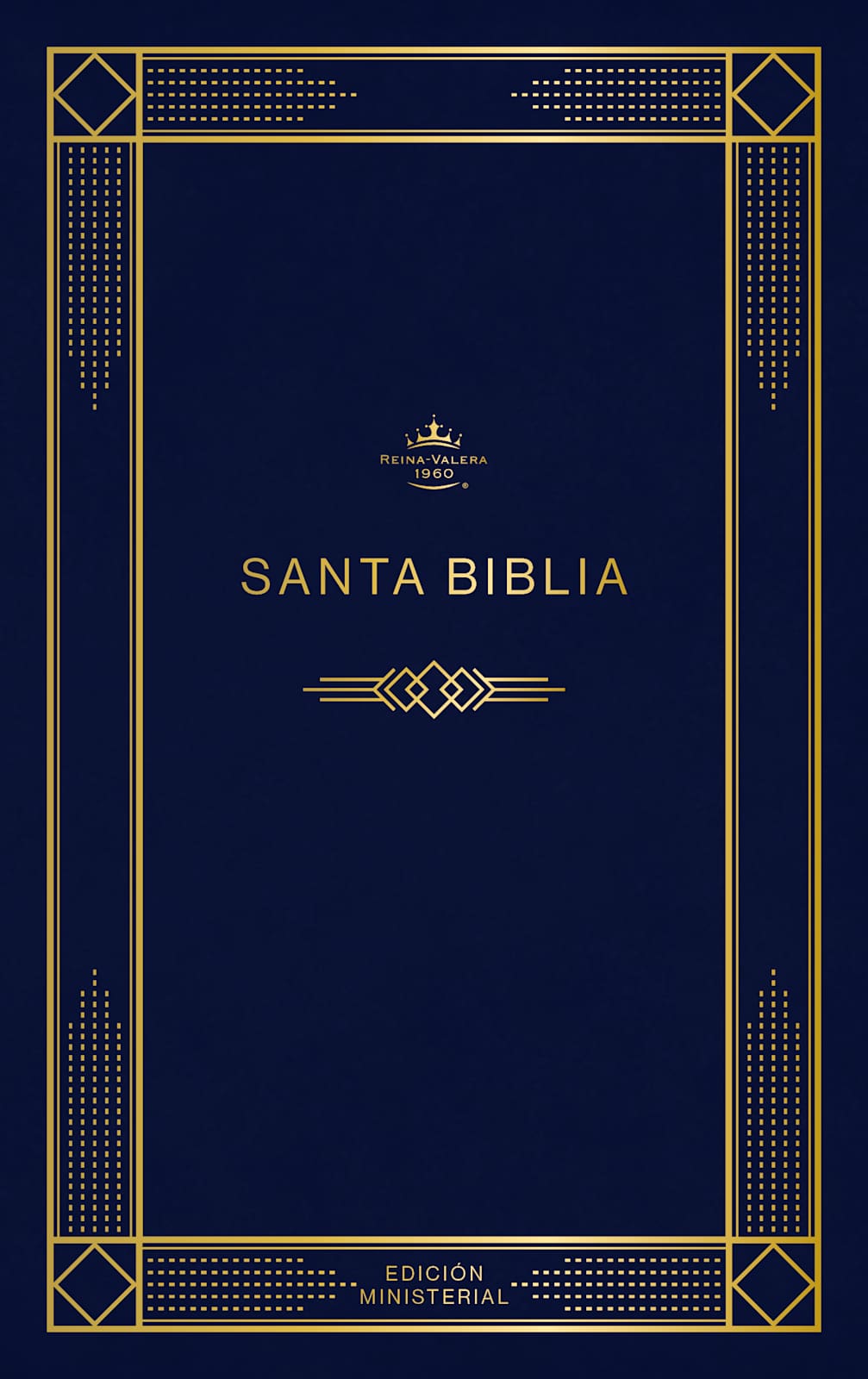 RVR 1960 Biblia edición ministerial, azul oscuro, tapa rústica by Broadman and Holman