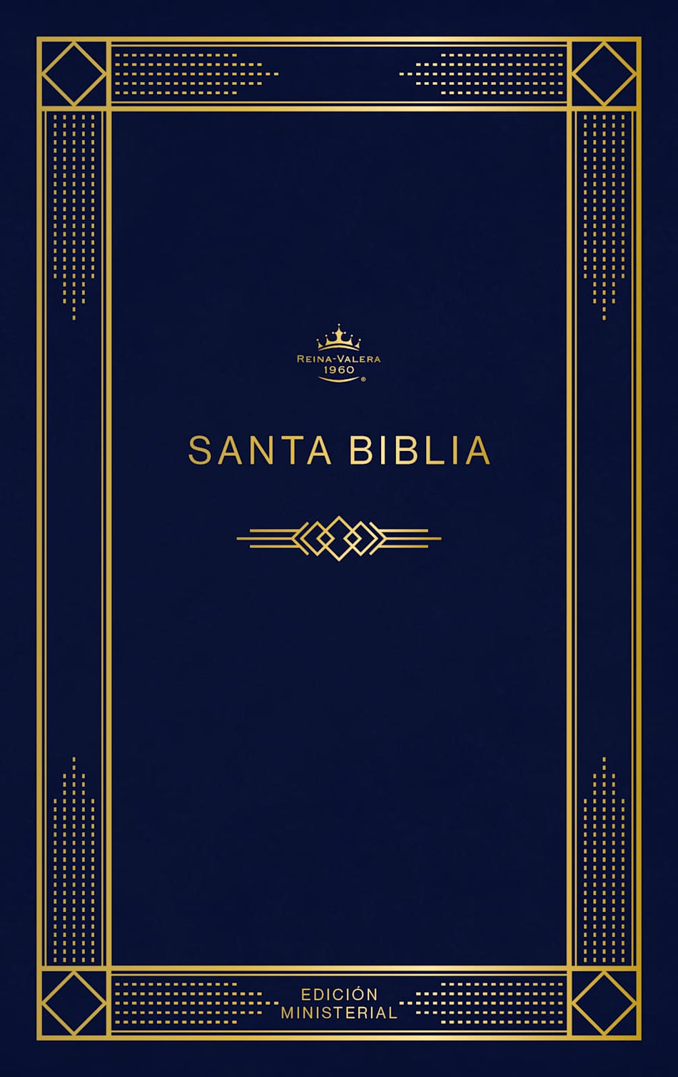 RVR 1960 Biblia edición ministerial, azul oscuro, tapa rústica by Broadman and Holman