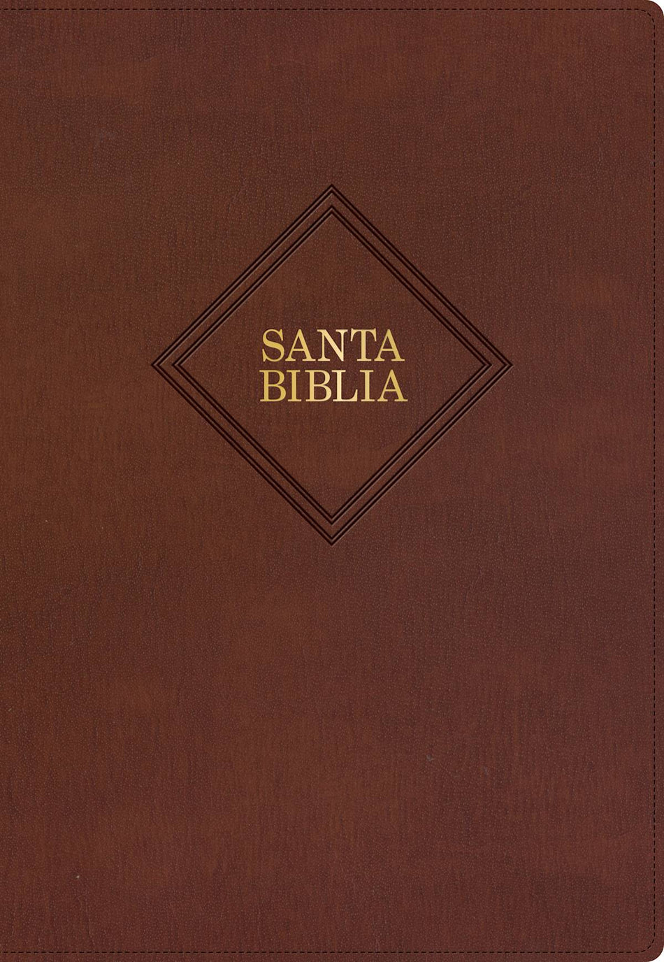 RVR 1960 Biblia letra supergigante, marrón piel fabricada (Edición 2023): Con referencias. Nueva tipografía