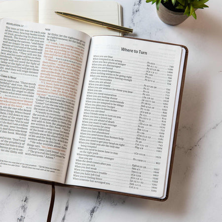 Giant Print Reference Bible (CSB) by Broadman and Holman, product view 5