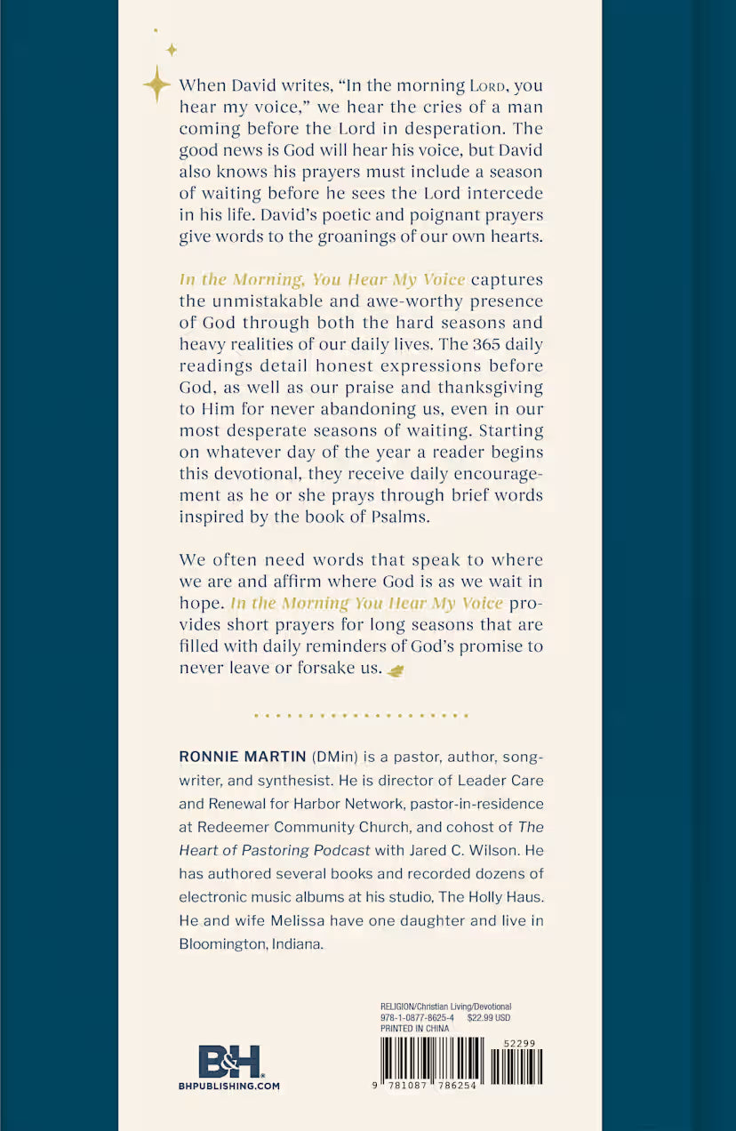 In the Morning You Hear My Voice: 365 Poetic Prayers Reflecting the Nearness of God