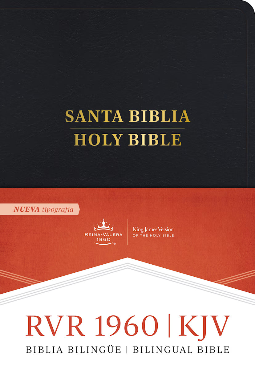 RVR 1960/KJV Biblia bilingüe, negro imitación piel (Edición 2024)