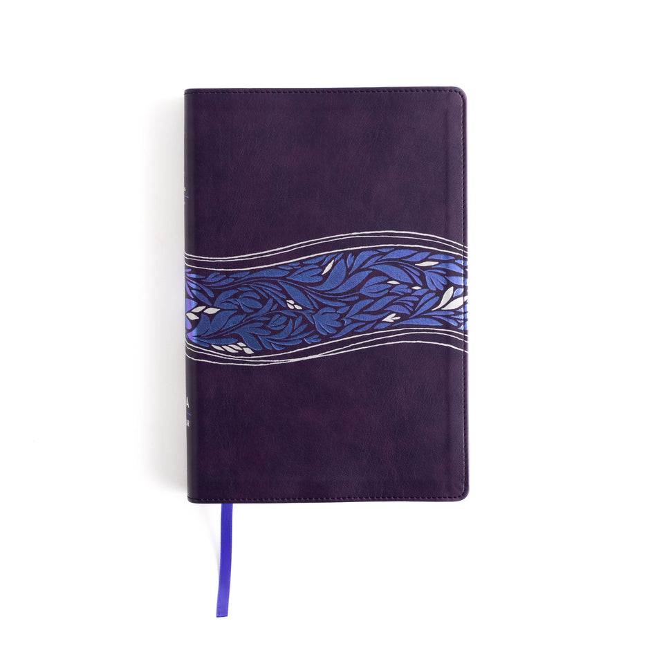RVR 1960 Biblia del pescador, Mujer virtuosa, floral, símil piel by Broadman and Holman, product view 2