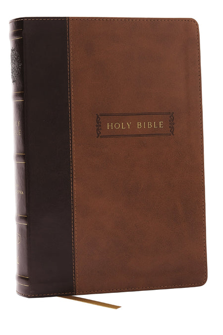 KJV, Center-Column Reference Bible with Apocrypha, 73,000 Cross-References, Red Letter, Comfort Print: King James Version