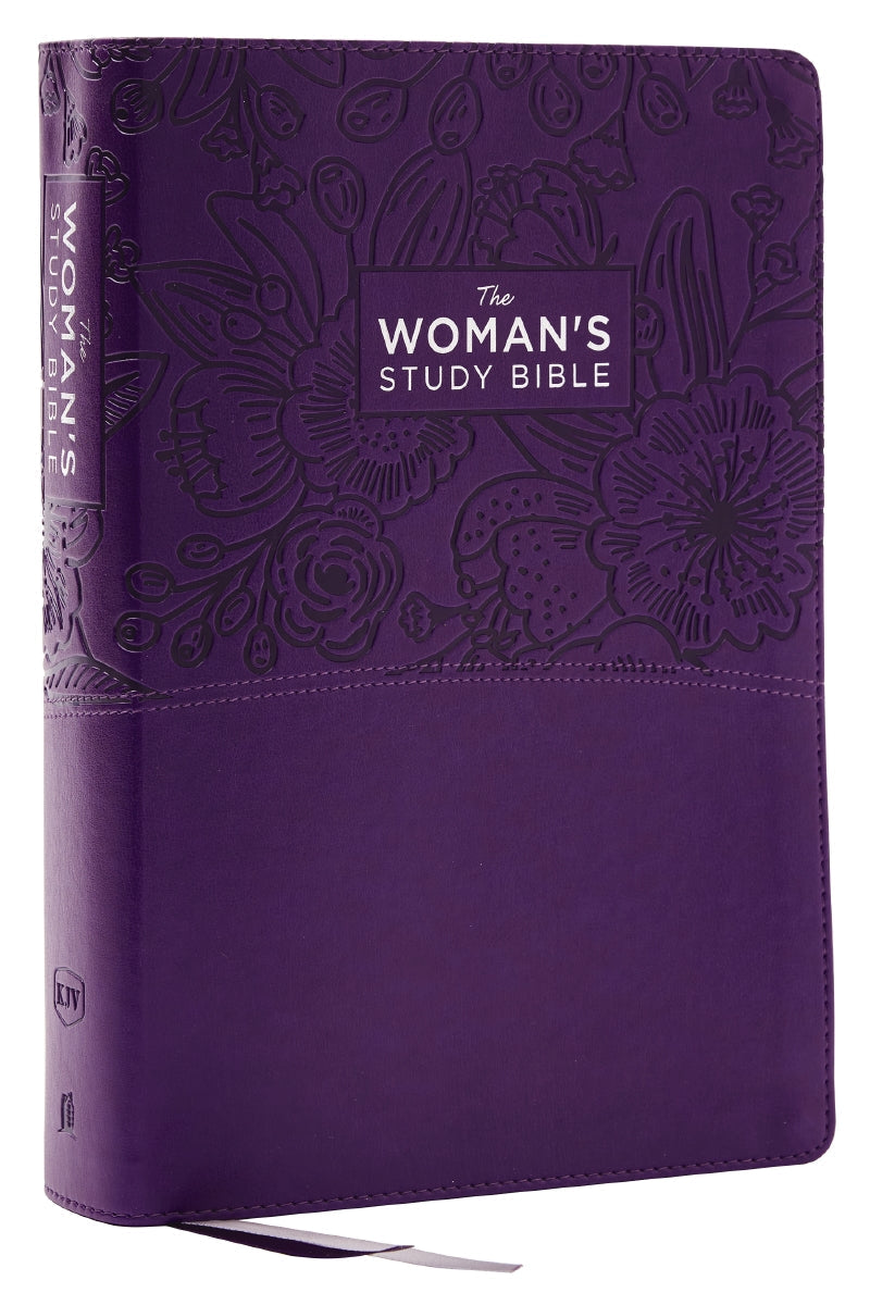 KJV, The Woman's Study Bible, Red Letter, Full-Color Edition, Comfort Print: Receiving God's Truth for Balance, Hope, and