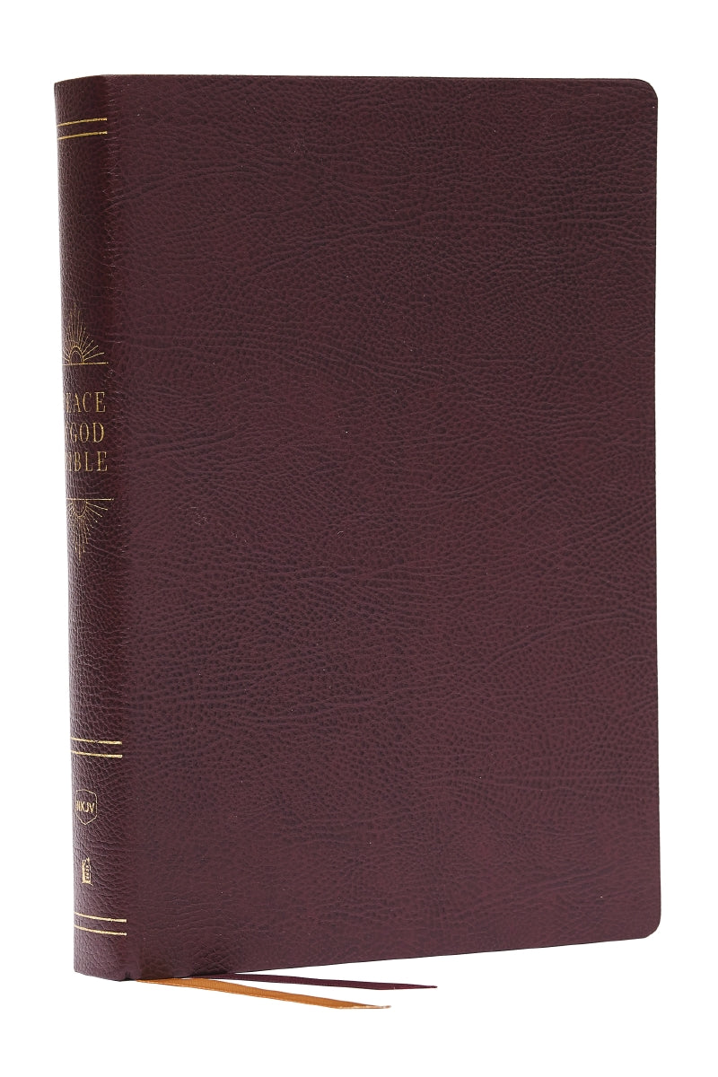 Peace of God Bible: Discover and Experience God's Shalom Throughout the Bible (NKJV, Red Letter, Comfort Print) – Bonded