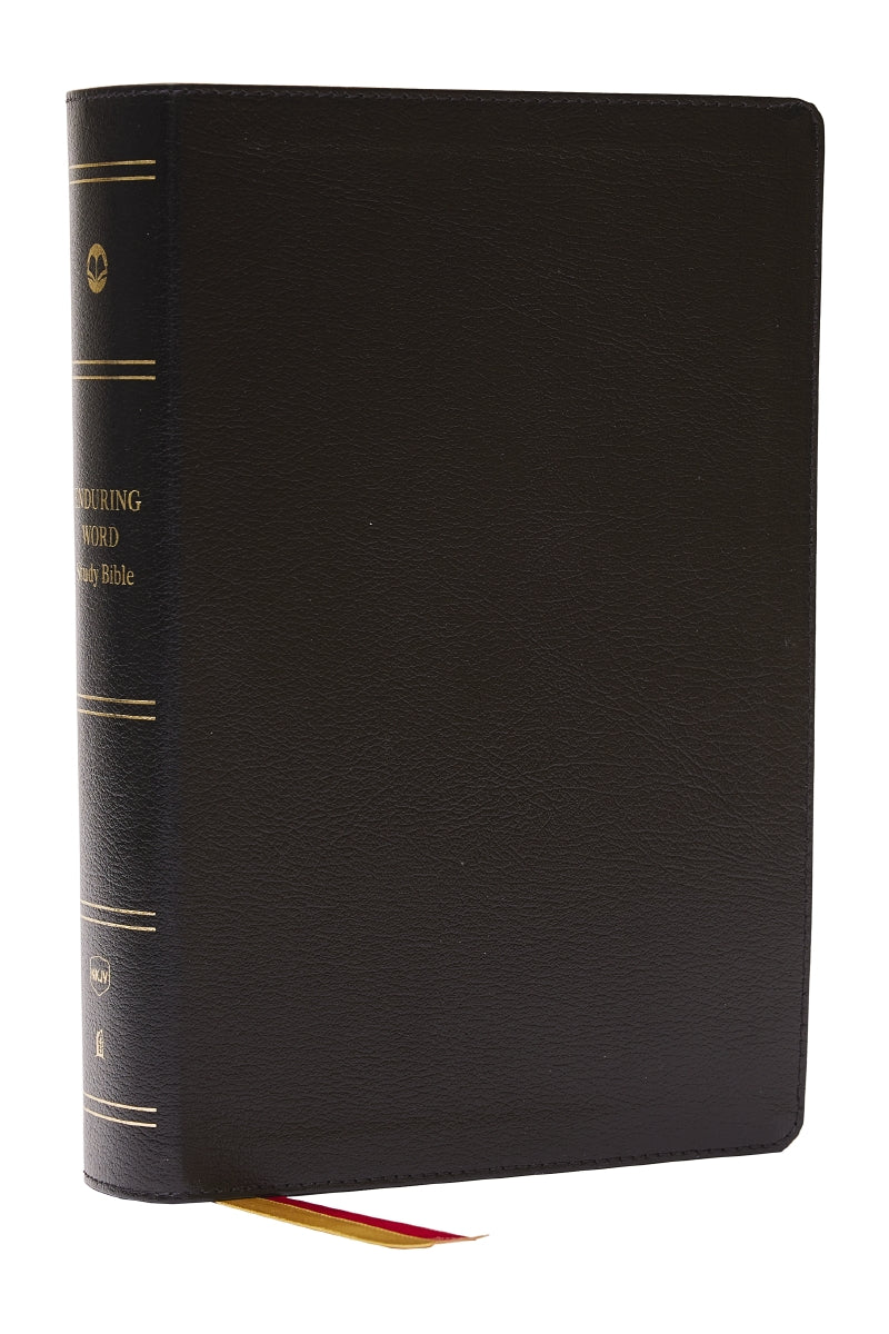 Enduring Word Study Bible: Pastoral Commentary from Every Chapter of the Bible (NKJV, Red Letter, Comfort Print) – Bonded