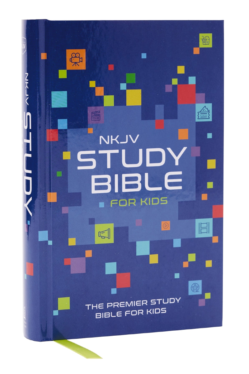 NKJV, Study Bible for Kids: The Premier Study Bible for Children (Ages 7-12) – Hardcover by HarperCollins