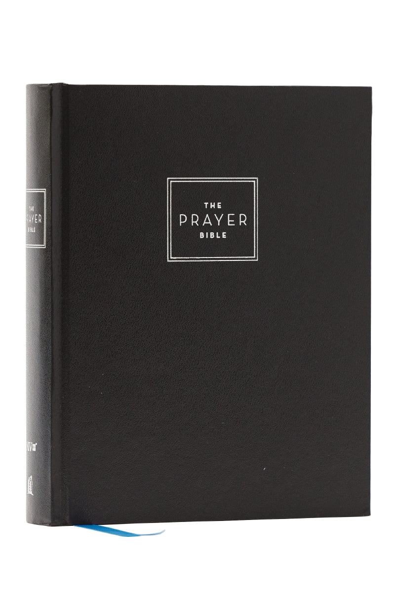 The Prayer Bible: Pray God’s Word Cover to Cover (NIV, Red Letter, Comfort Print) – Hardcover, Black by HarperCollins