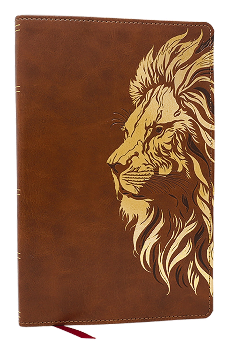 NKJV, Personal Size New Testament, Tan Leathersoft, Red Letter, Comfort Print by HarperCollins