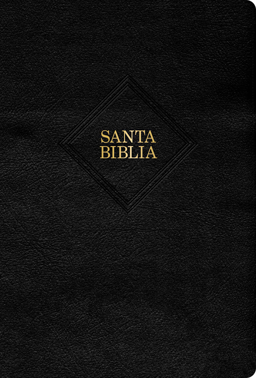 RVR 1960 Biblia letra grande tamaño manual, negro piel fabricada con índice (Edición 2023): Con referencias. Nueva tipografía