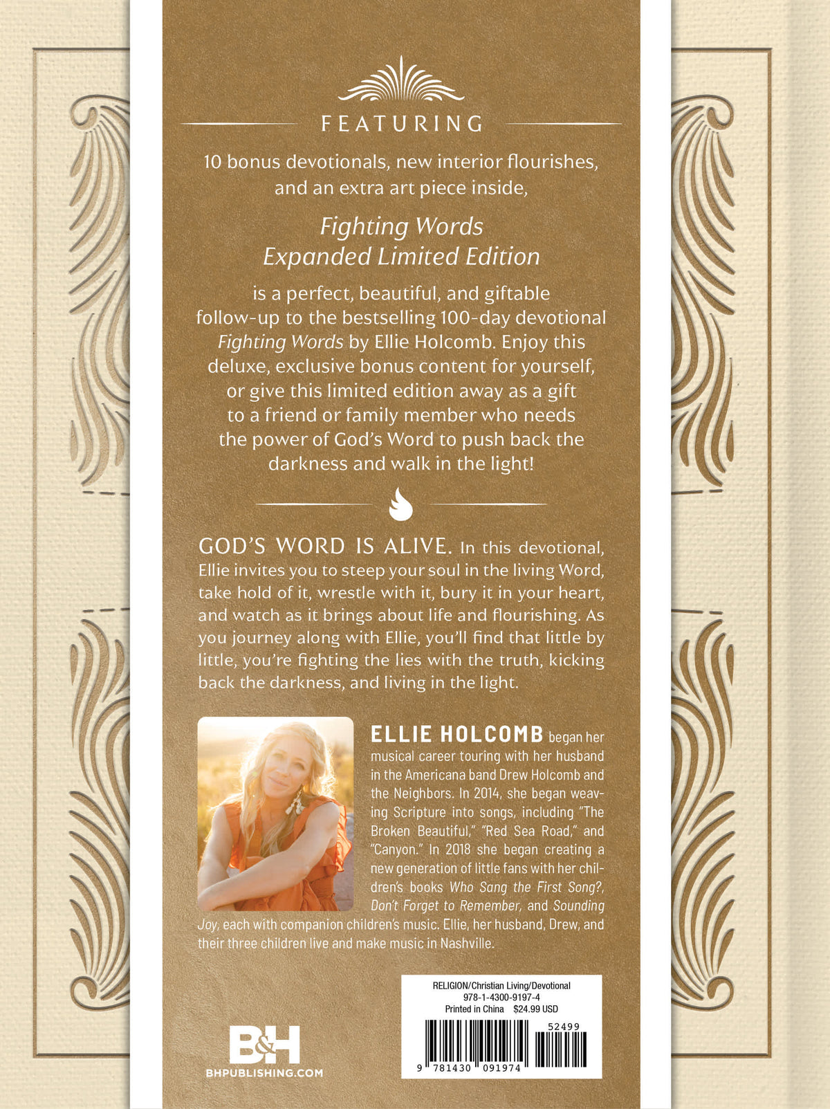 Fighting Words Devotional by Broadman and Holman, product view 2