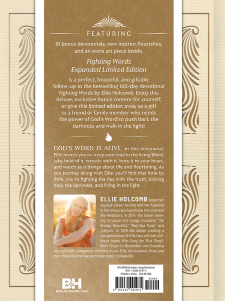Fighting Words Devotional by Broadman and Holman, product view 2