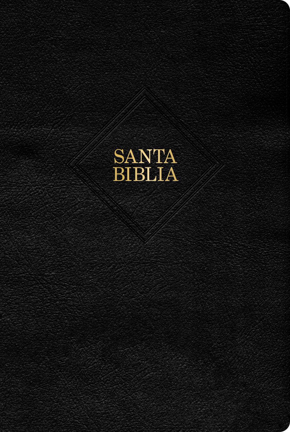 RVR 1960 Biblia letra gigante, negro piel fabricada con índice (Edición 2023): Santa Biblia (Giant Print Bible)