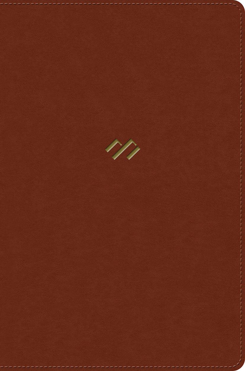 NBLA Biblia temática de estudio, café símil piel