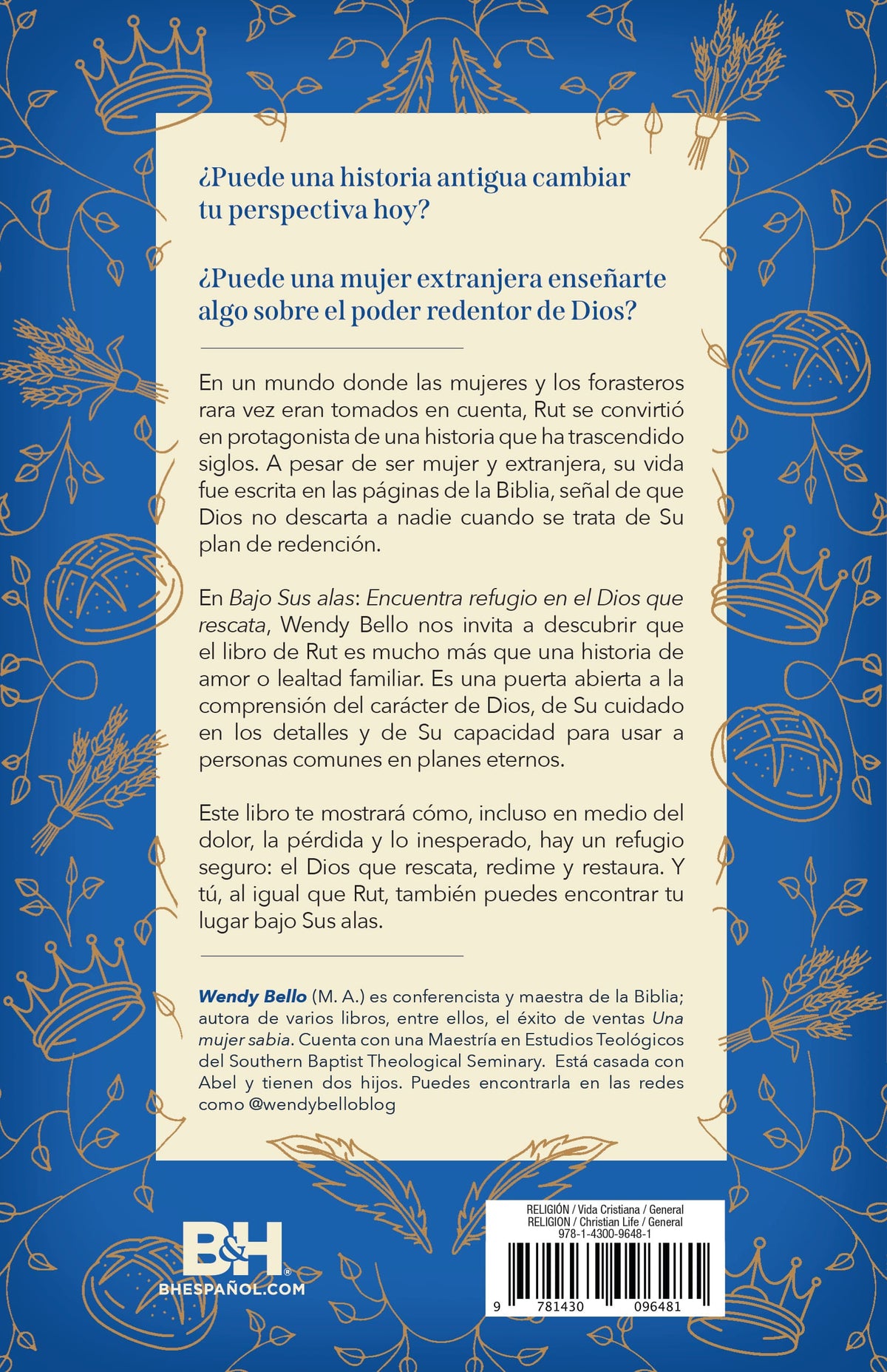 Bajo Sus alas: Encuentra refugio en el Dios que rescata by Broadman and Holman, product view 2