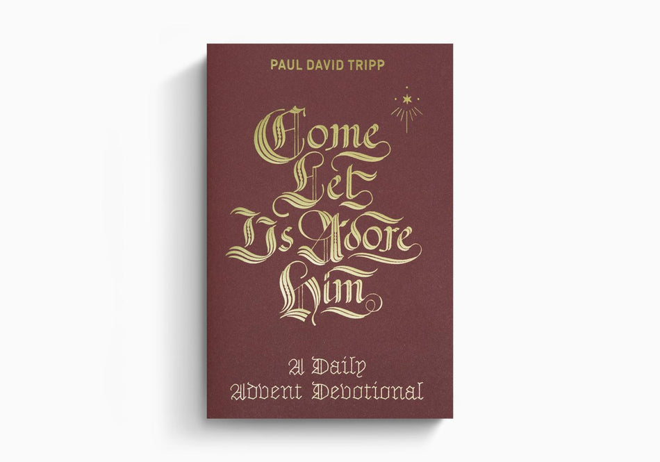 Come, Let Us Adore Him: A Daily Advent Devotional, one of the items in the Advent Devotionals for Adults, Set of Three. A photograph of the assembled set is pending.