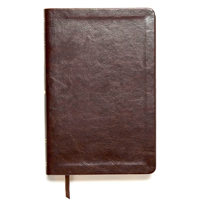 RVR 1960 Biblia de Estudio Scofield Tamano Personal, chocolate oscuro símil piel
