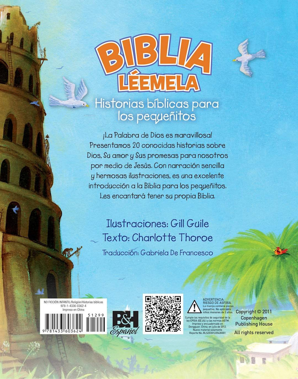 Biblia Léemela: Historias bíblicas para los pequeñitos by Broadman and Holman, product view 2