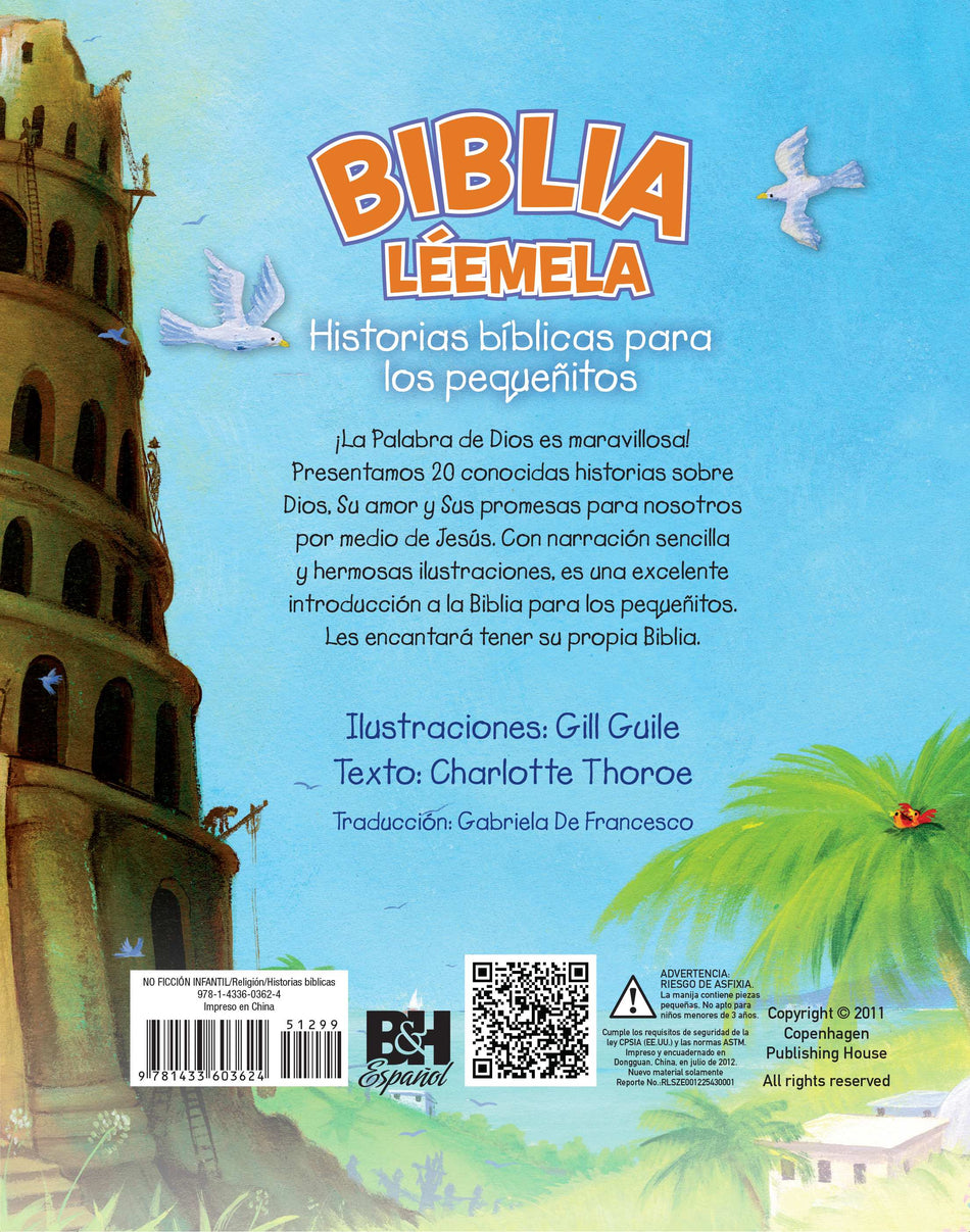 Biblia Léemela (Read To Me Toddlers Bible) by Broadman and Holman, product view 2