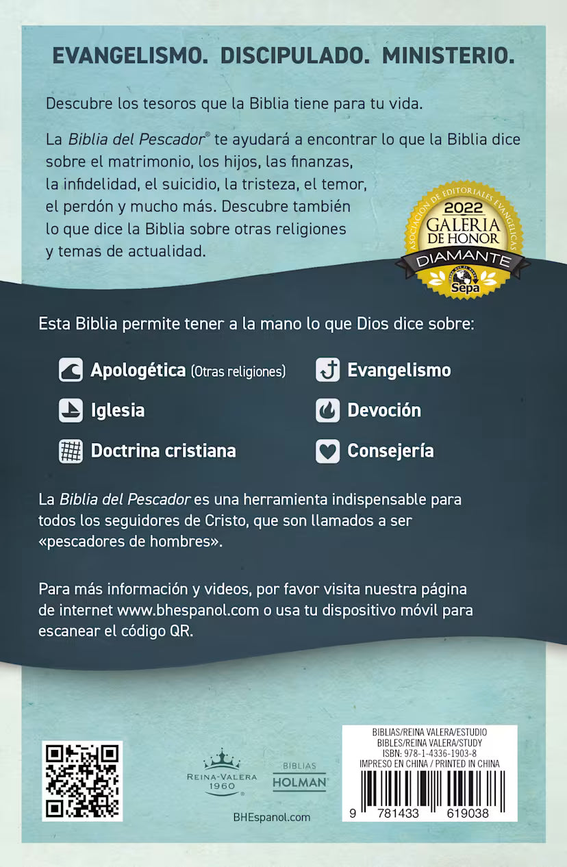 RVR1960 Biblia del Pescador, Edición Ministerio