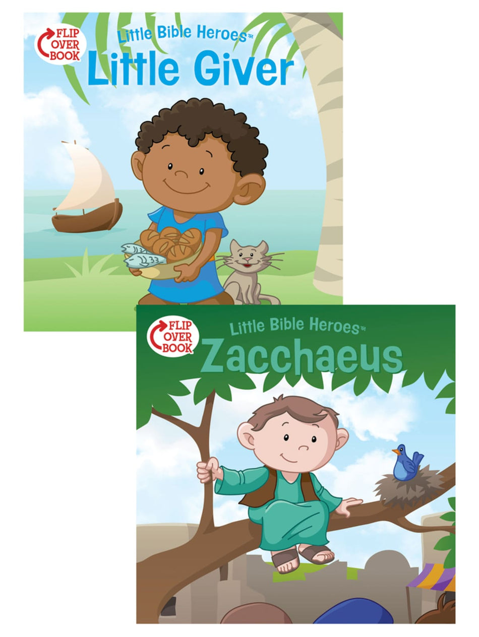 The Little Giver/Zacchaeus Flip-Over Book by Broadman and Holman