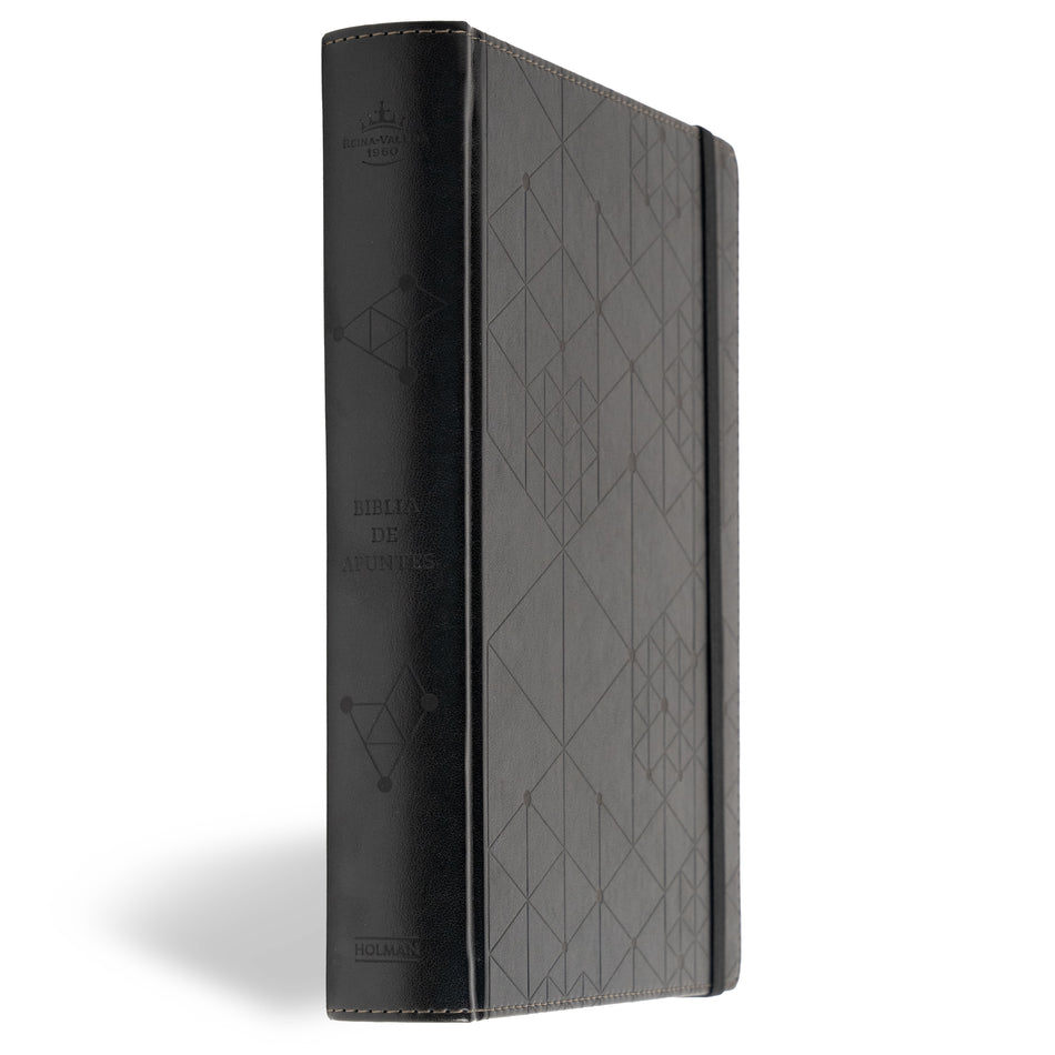 RVR 1960 Biblia de apuntes, negro símil piel by Broadman and Holman, product view 3