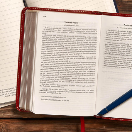Firefighter's (CSB ) Bible by Broadman and Holman, product view 6