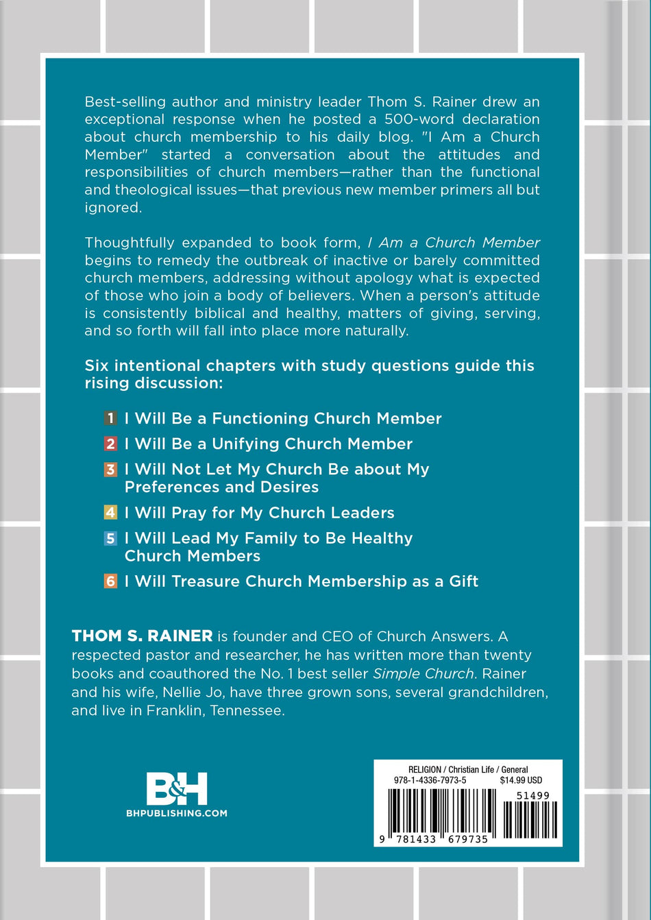 I Am a Church Member by Broadman and Holman, product view 2