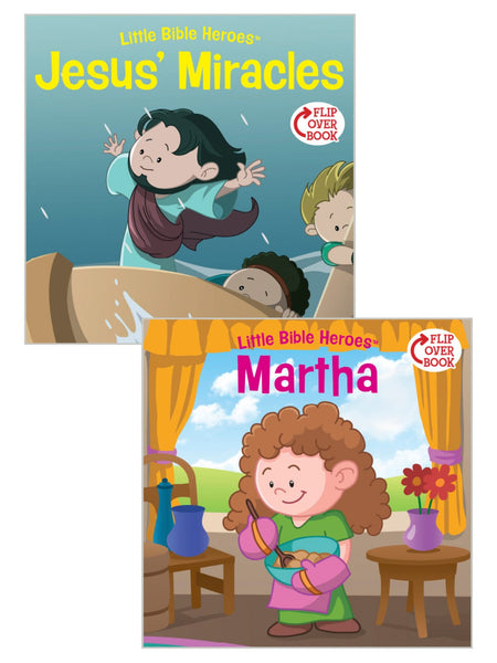 Jesus’ Miracles/Martha Flip-Over Book by Broadman and Holman