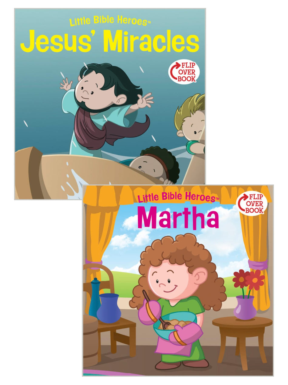 Jesus’ Miracles/Martha Flip-Over Book by Broadman and Holman