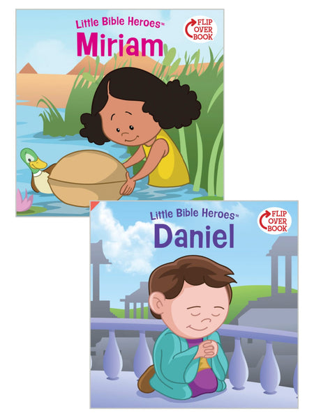 Miriam/Daniel Flip-Over Book (Little Bible Heroes) by Broadman and Holman