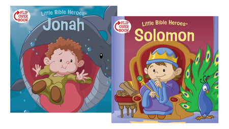 Solomon/Jonah Flip-Over Book (Little Bible Heroes) by Broadman and Holman