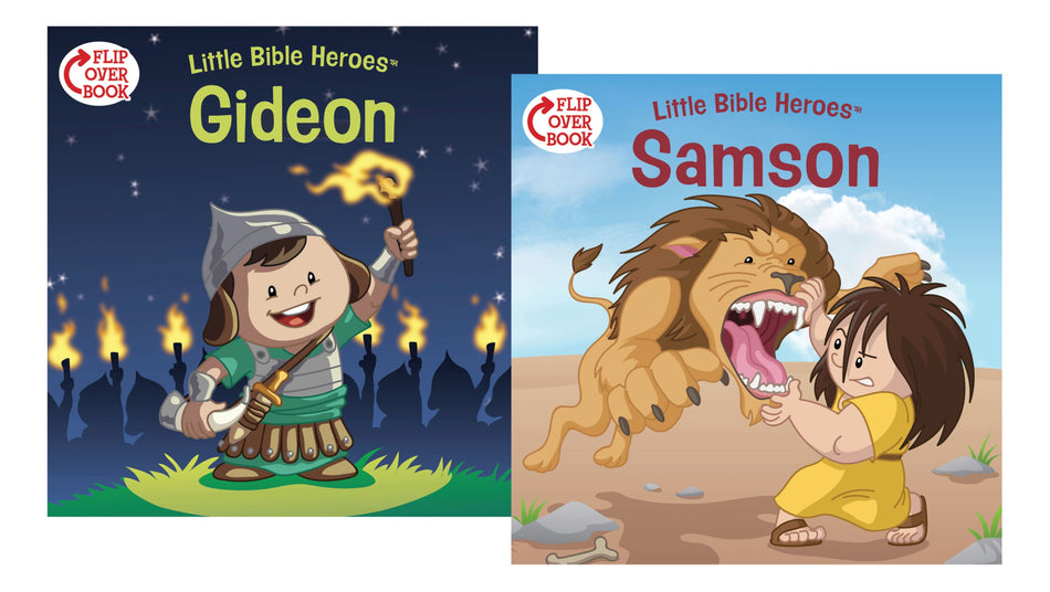 Samson/Gideon Flip-Over Book (Little Bible Heroes) by Broadman and Holman