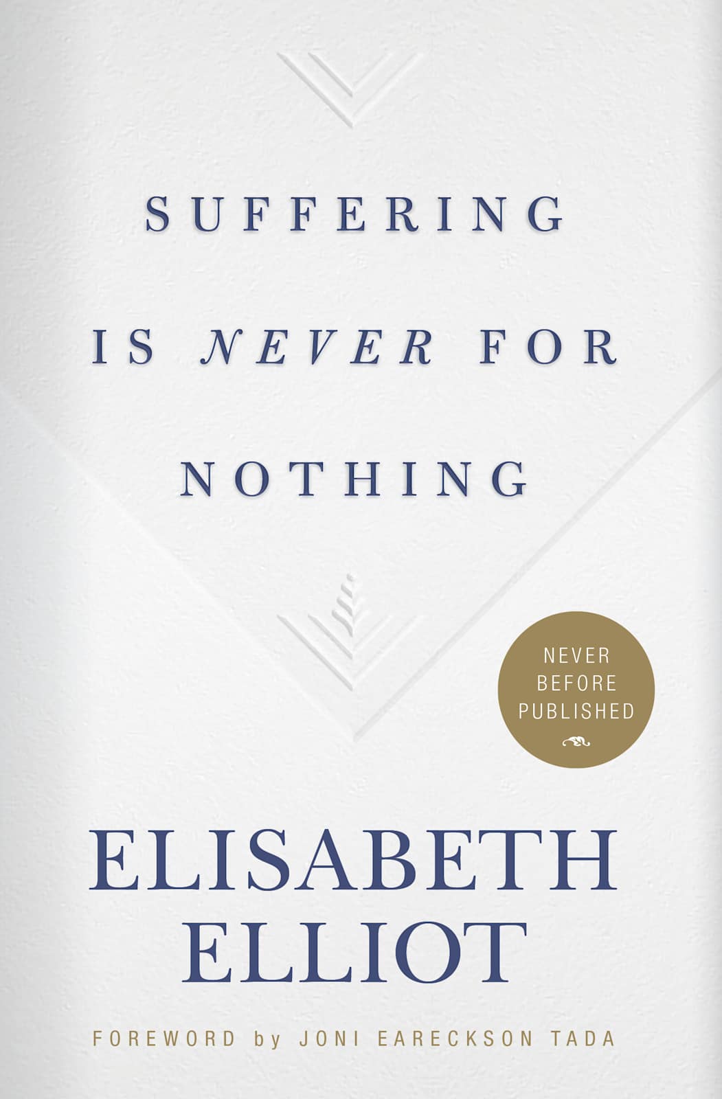 Suffering Is Never for Nothing by Broadman and Holman