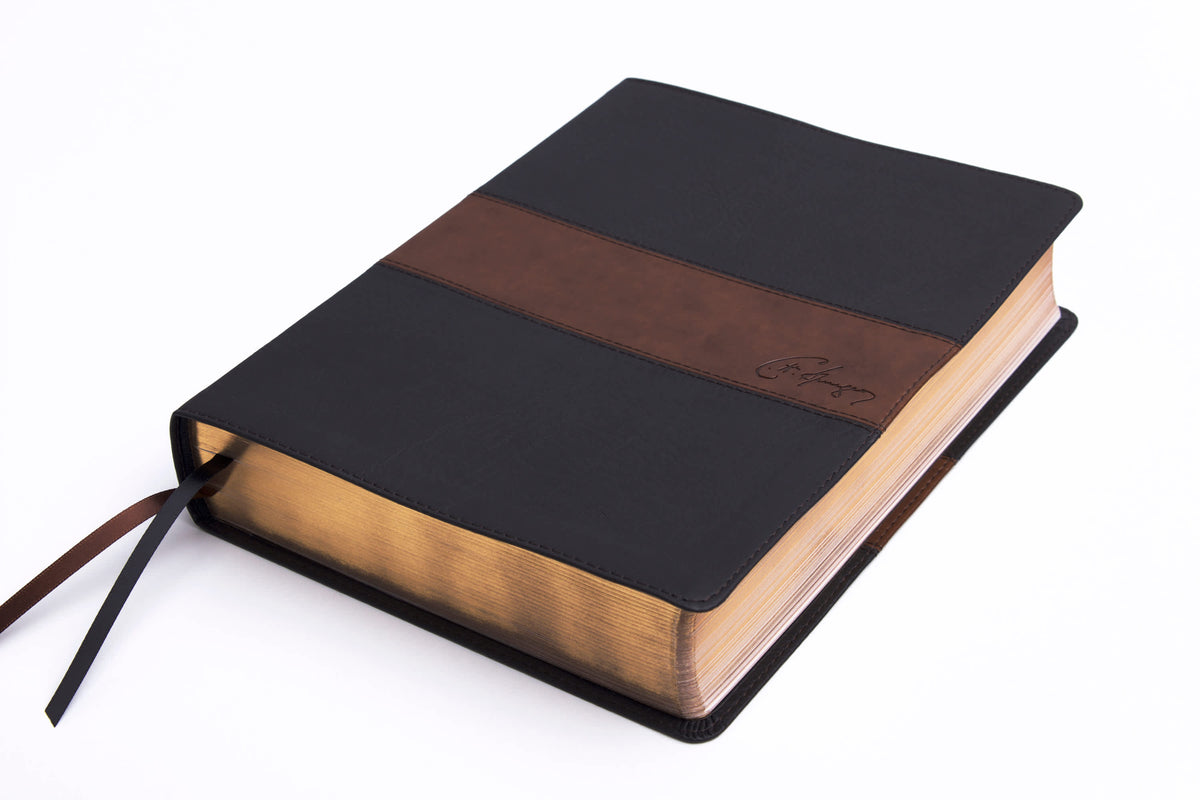 RVR 1960 Biblia de estudio Spurgeon, marrón claro, tela by Broadman and Holman, product view 7