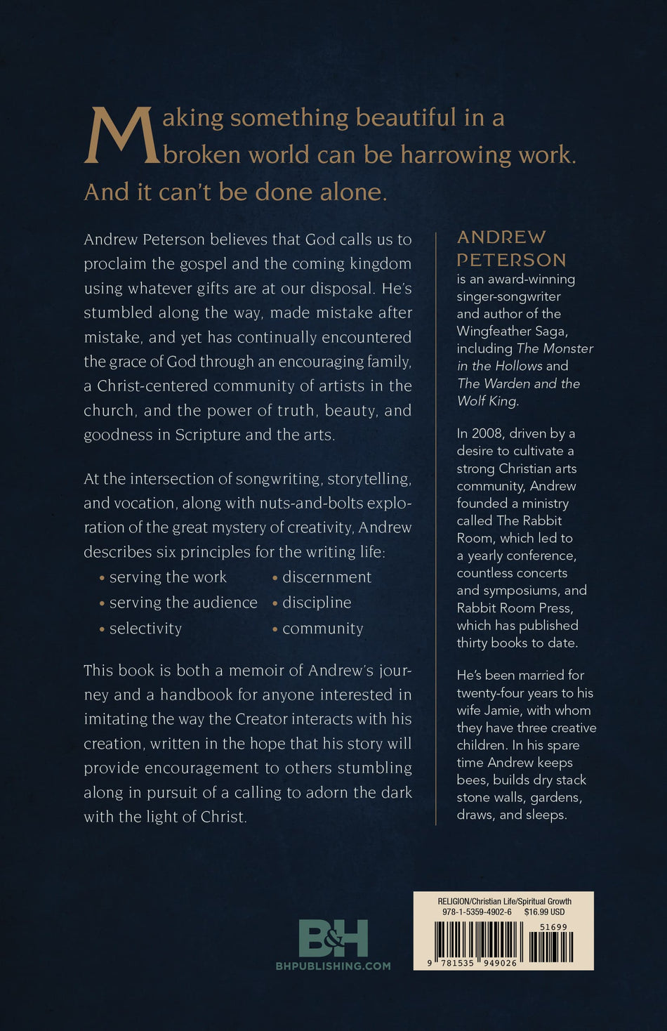 Adorning the Dark by Broadman and Holman, product view 2