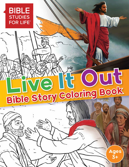 Live It Out Bible Story Coloring Book by Broadman and Holman