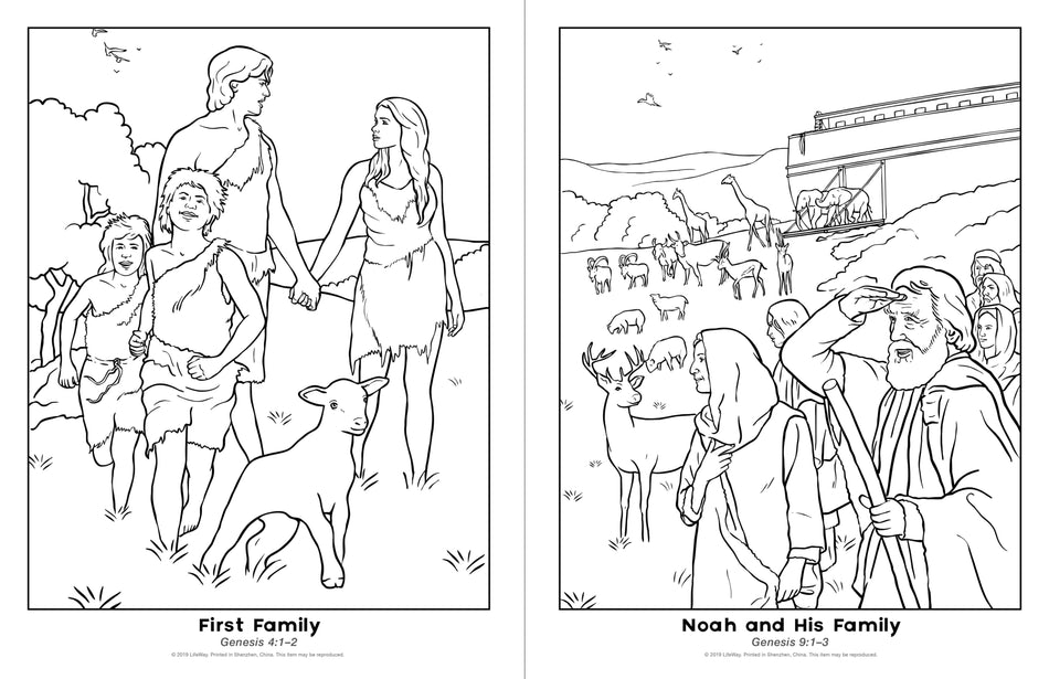 Live It Out Bible Story Coloring Book by Broadman and Holman, product view 2