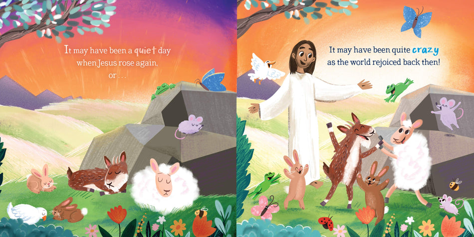 The Quiet/Crazy Easter Day (padded) by Broadman and Holman, product view 2